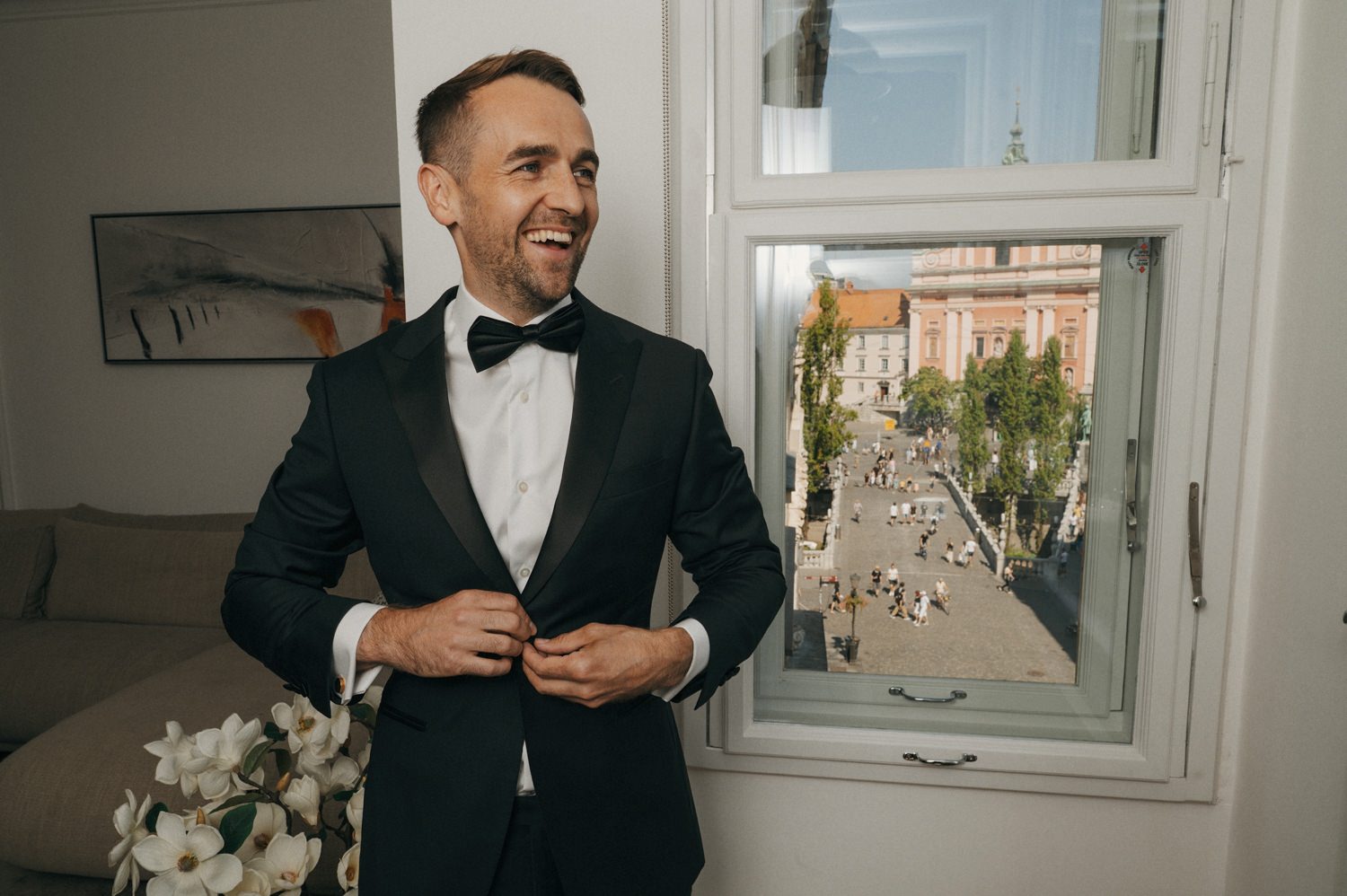 groom preparations in ljubljana