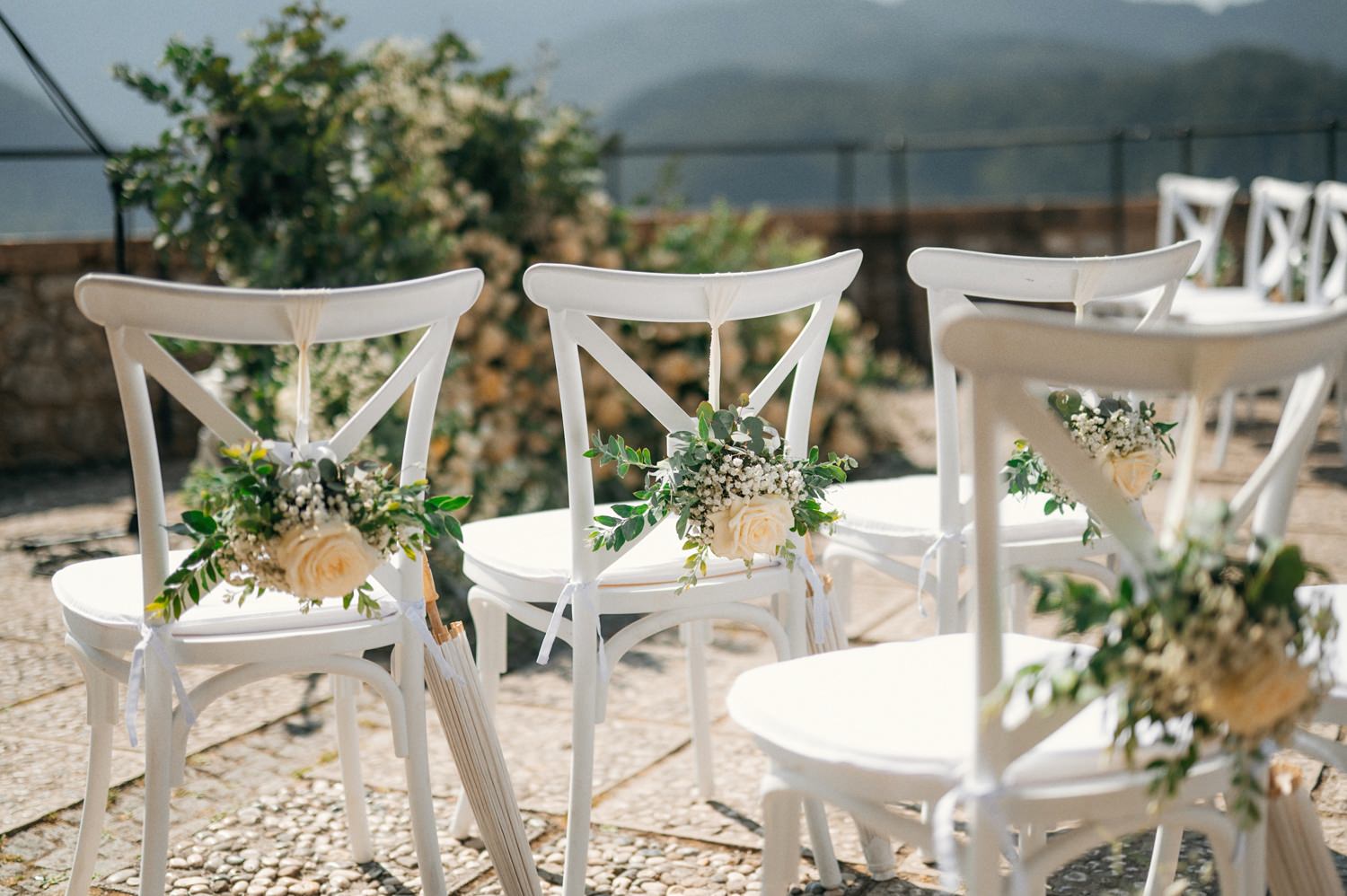 civil ceremony decoration at lake bled