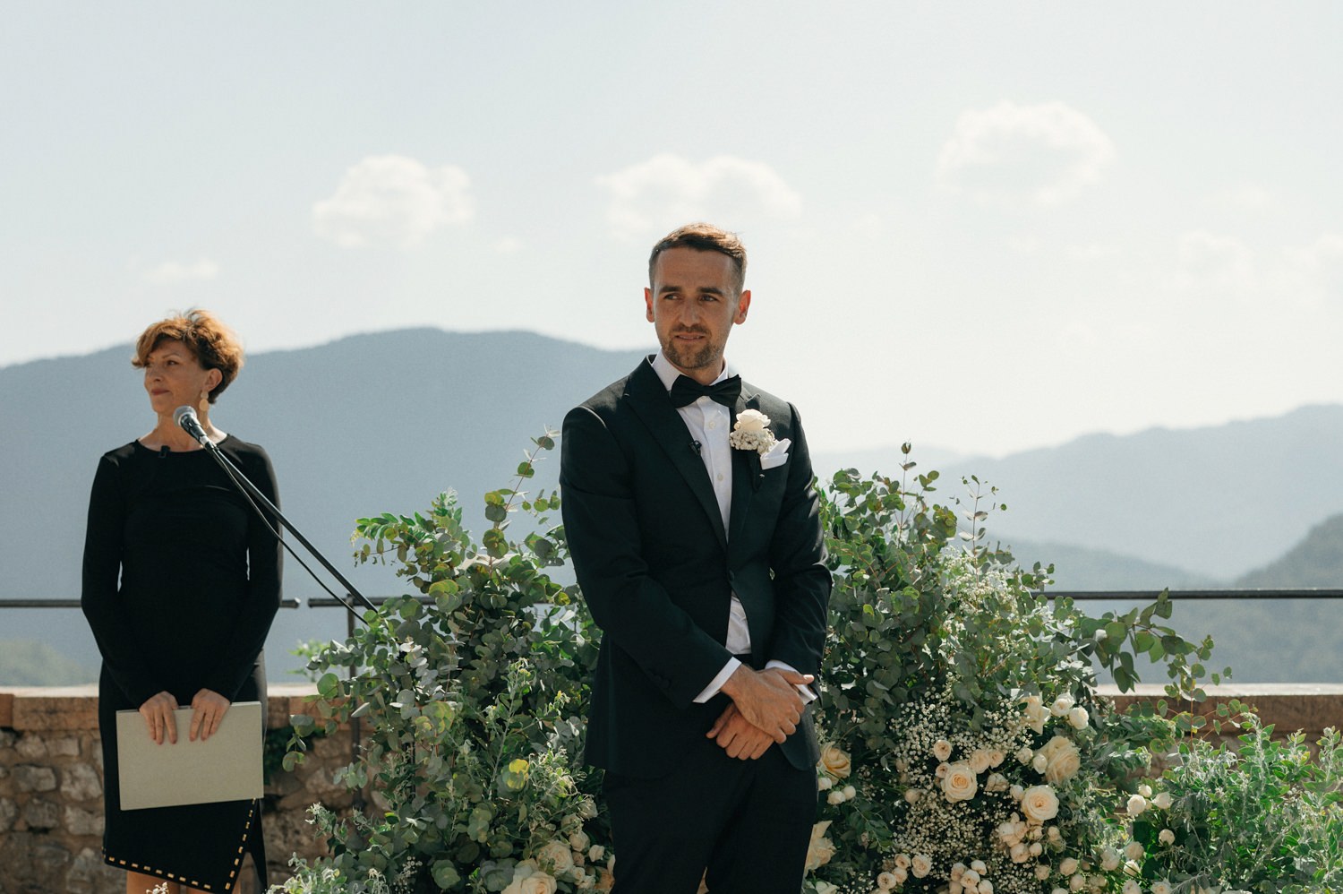 civil ceremony at lake bled