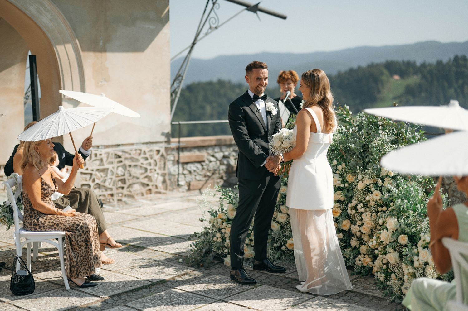 civil ceremony at lake bled