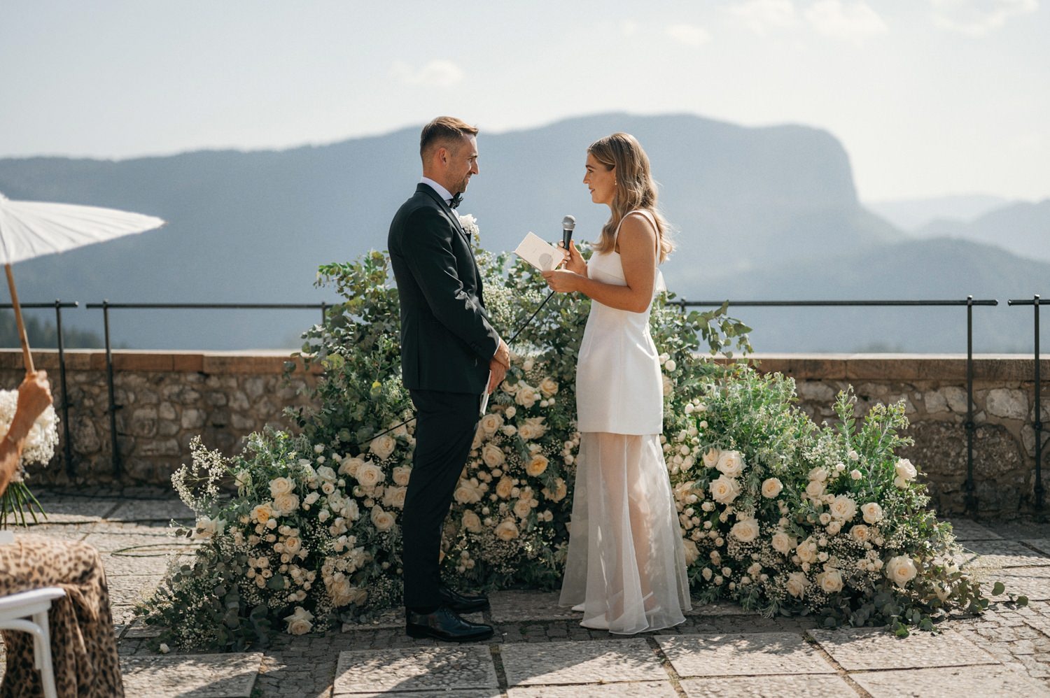civil ceremony at lake bled