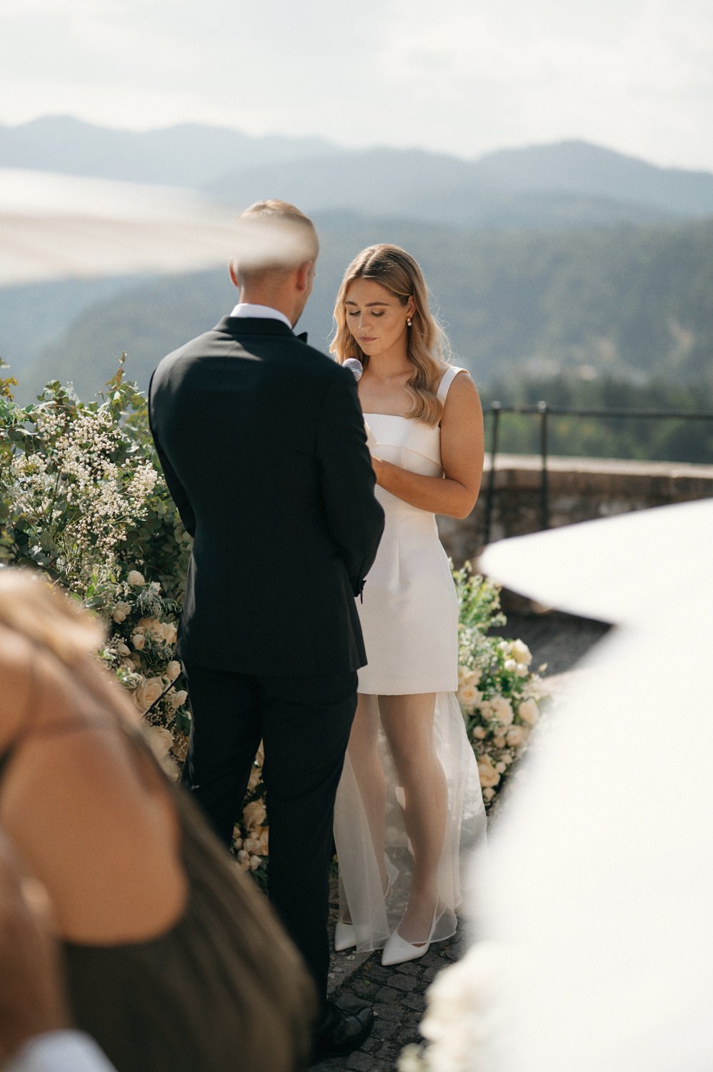 civil ceremony at lake bled