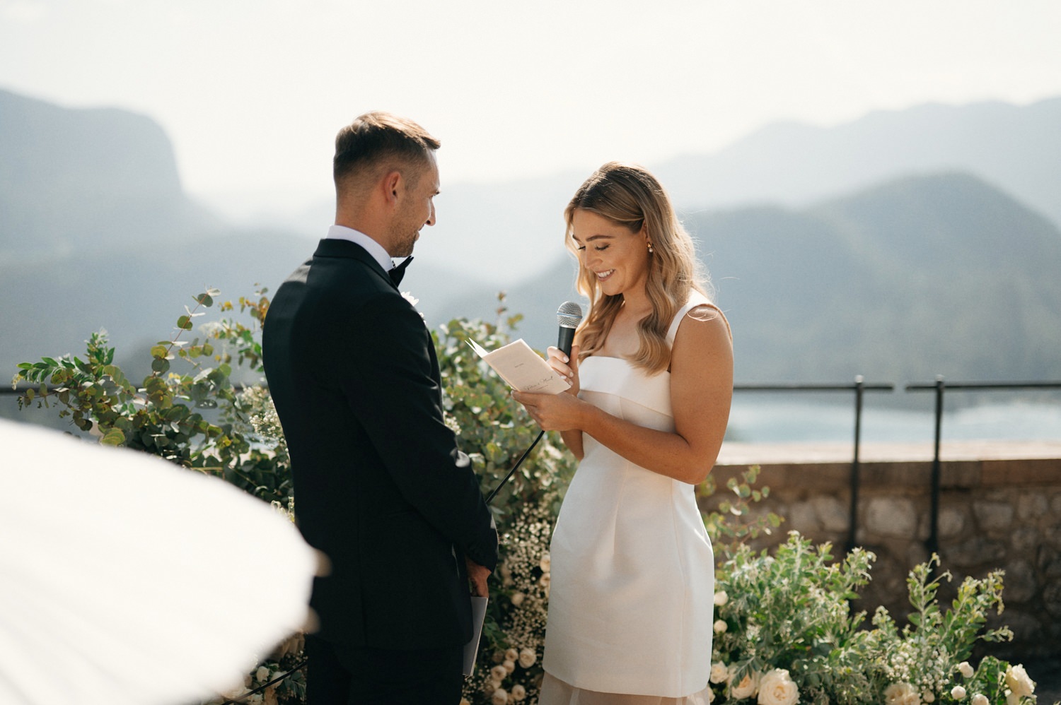 civil ceremony at lake bled
