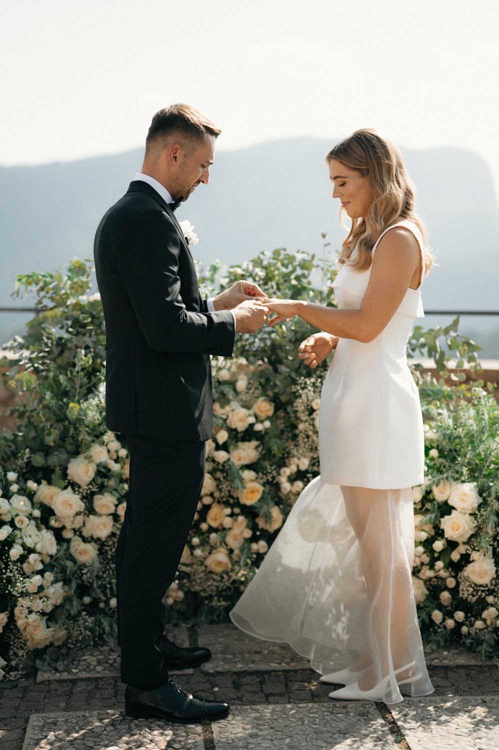 civil ceremony at lake bled